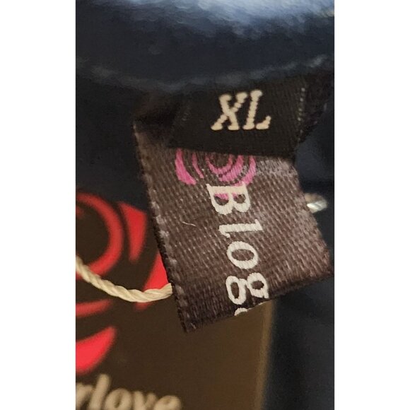 NWT Bloggerlovr Blue Maxi Dress Size XL Casual Summer Breathable Spandex Blend - Picture 5 of 9